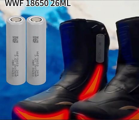 باتری شارژ پذیر با دمای پایین 18650 باتری لی یون استوانه ای 3000mAh 2600mAh
