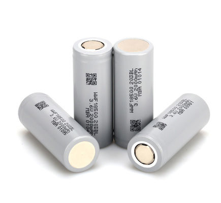 UN38.3 لی یون دمای پایین 18650 30ml لی یون استوانه ای 3.6V
