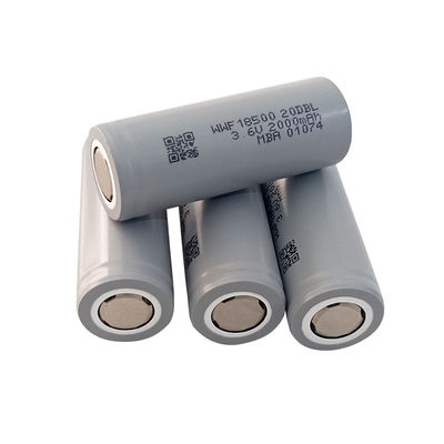 UN38.3 لی یون دمای پایین 18650 30ml لی یون استوانه ای 3.6V