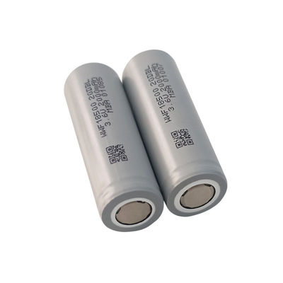 UN38.3 لی یون دمای پایین 18650 30ml لی یون استوانه ای 3.6V