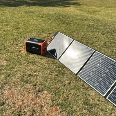 پنل سلول خورشیدی 60 وات برای شارژ سریع 17.5V / 3.4A DC Output Foldable Design