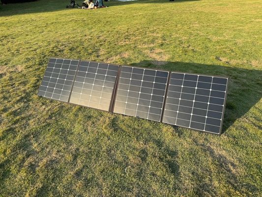 پانل خورشیدی 400W 300W پانل خورشیدی تک کریستال قابل تاشو قابل حمل