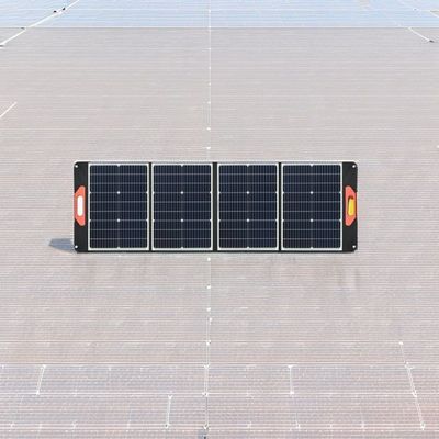 کیت PV خورشیدی تاشو برای نیروگاه برق و سفر های کمپینگ 100W 12V ایست تنظیم پذیر