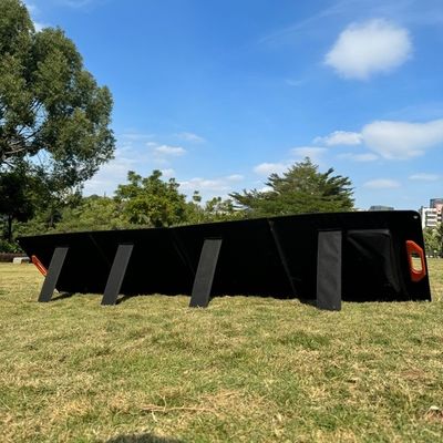 کیت PV خورشیدی تاشو برای نیروگاه برق و سفر های کمپینگ 100W 12V ایست تنظیم پذیر