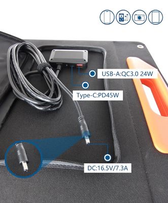 کیسه پنل خورشیدی UB-120 انعطاف پذیر با انرژی سبز برای راه حل های شارژ قابل حمل