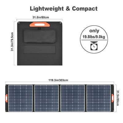 60W 100W 120W 200W 300W 400W پانل های خورشیدی سیلیکون تک کریستال سیاه و ارزان