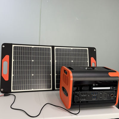 22.8٪ کارایی تبدیل پنل های خورشیدی تاشو برای فضای باز 60W 100W 200W 300W 400W