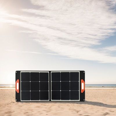 22.8٪ کارایی تبدیل پنل های خورشیدی تاشو برای فضای باز 60W 100W 200W 300W 400W