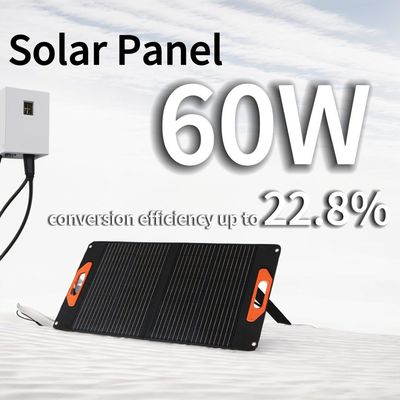30W * 2PCS خانه ساخته شده در پنل خورشیدی با 56 * 63 * 4.5cm اندازه تاشو