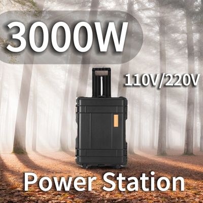 چرخ های ضروری در فضای باز و میله تلسکوپی LiFePO4 باتری بانک برق 3000wh