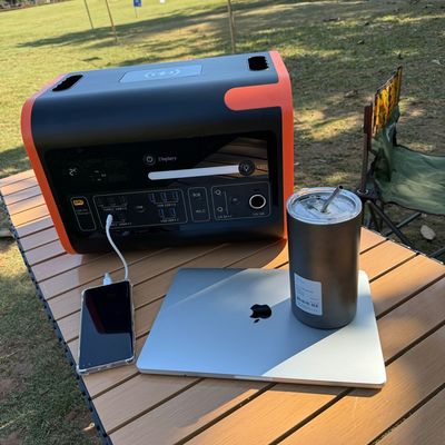 اینورتر موج سینوس خالص 2200W ایستگاه برق در فضای باز قابل حمل برای ذخیره انرژی خورشیدی خانگی