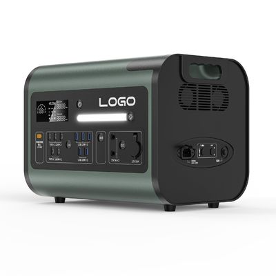 در فضای باز 2200W قدرت بالا ظرفیت بزرگ انرژی خورشیدی ذخیره برق با خروجی AC