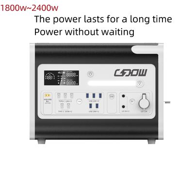 سیستم انرژی خانگی در فضای باز 2200W ژنراتور نیروگاه خورشیدی همراه با شارژ PV