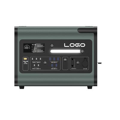 1800W-2400W ذخیره انرژی ایستگاه برق قابل حمل ژنراتور خورشیدی برای سفر در فضای باز