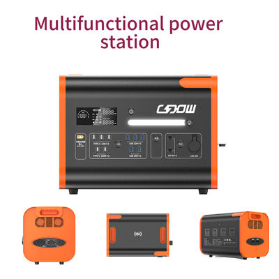 کمپکت 2200W قابل حمل ذخیره انرژی خورشیدی نیروگاه سفارشی سازی بر اساس درخواست شما