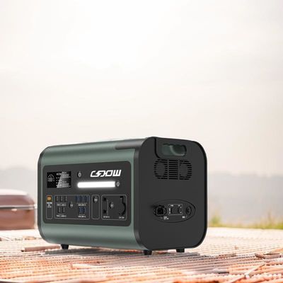 LiFePO4 باتری کمپینگ/خانه/پمپ برق اضطراری 12.2000W ژنراتور خورشیدی قابل شارژ
