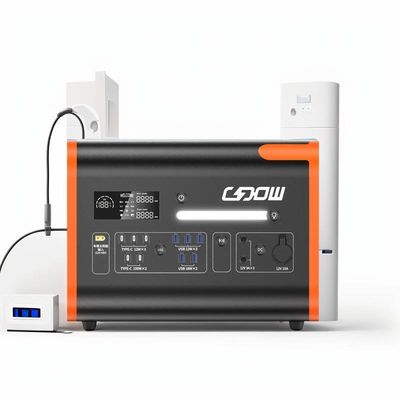 2048wh مرکز برق قابل حمل حفاظت BMS 2200W سیستم ذخیره باتری خورشیدی