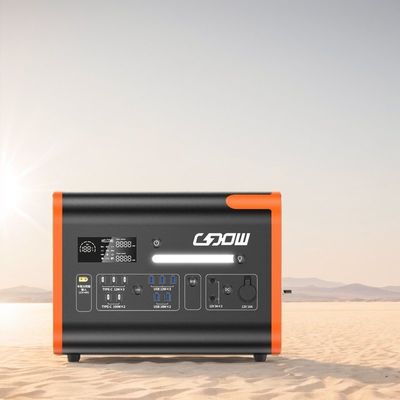 آلمان 2000W 2048wh AC-DC خروجی پلاگین الکتریکی تلفن همراه حمل و نقل لیتیوم نیروگاه خورشیدی ژنراتور