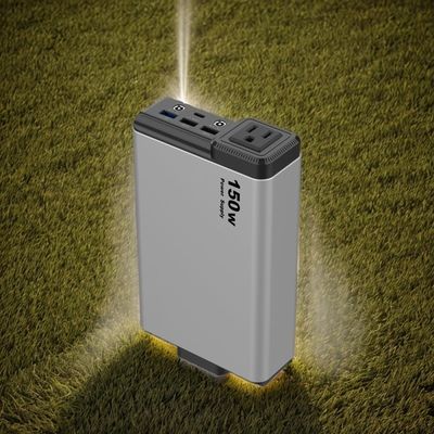 32000mAh لیتیوم یون ایستگاه برق قابل حمل 150W خروجی 220V AC 50Hz/60Hz سفارشی سازی