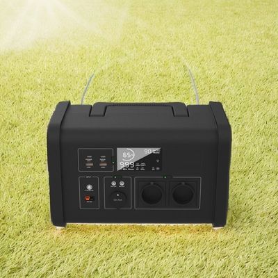 700W AC خروجی ذخیره برق اضطراری ورودی خورشیدی ذخیره انرژی قابل حمل نیروگاه