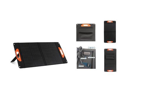 ماژول خورشیدی 60W 100W 200W تمام سیاه با سیلیکون تک کریستال