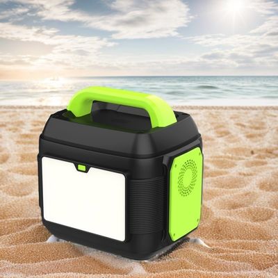 600W ذخیره انرژی برق اضطراری تلفن همراه با بانک باتری 300W و شارژرهای خورشیدی 200W