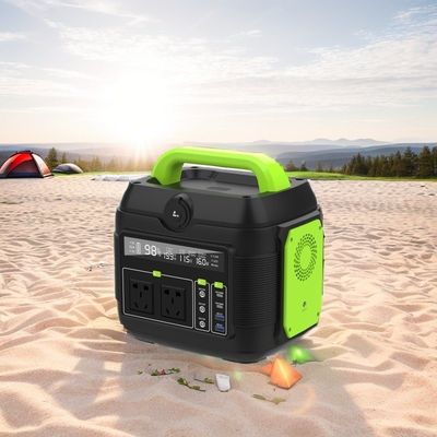 600W ذخیره انرژی برق اضطراری تلفن همراه با بانک باتری 300W و شارژرهای خورشیدی 200W