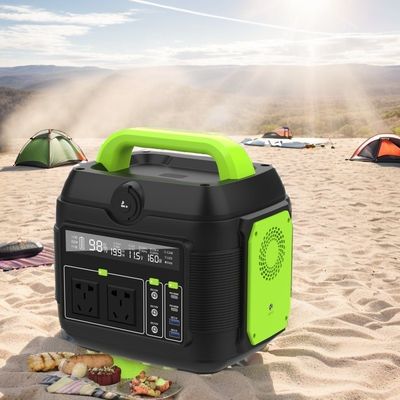 600W ذخیره انرژی برق اضطراری تلفن همراه با بانک باتری 300W و شارژرهای خورشیدی 200W