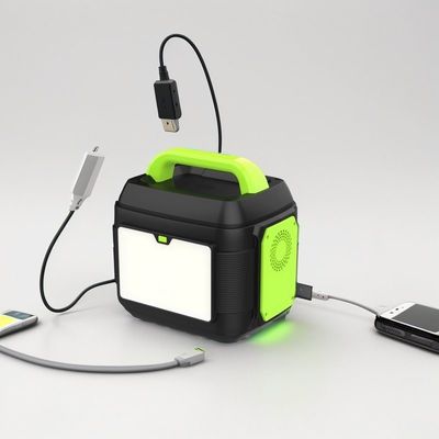 600W ذخیره انرژی برق اضطراری تلفن همراه با بانک باتری 300W و شارژرهای خورشیدی 200W