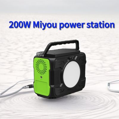 QC3.0 خروجی 9V / 2A 48000mAh اضطراری مینی قابل حمل بانک برق موبایل 200W ایستگاه برق
