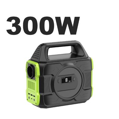 300W ایستگاه برق قابل حمل باتری پلیمر شارژر خورشیدی منبع برق برای همه مارک ها