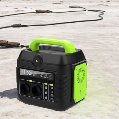 600W برق اضطراری ذخیره انرژی بانک انرژی خورشیدی با MPPT و باتری لیتیوم ترنری