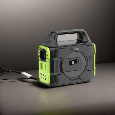 300 وات مرکز برق قابل حمل نشان دهنده صفحه نمایش کریستال مایع 288wh ذخیره انرژی در فضای باز