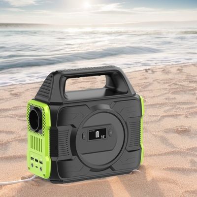 300 وات مرکز برق قابل حمل نشان دهنده صفحه نمایش کریستال مایع 288wh ذخیره انرژی در فضای باز