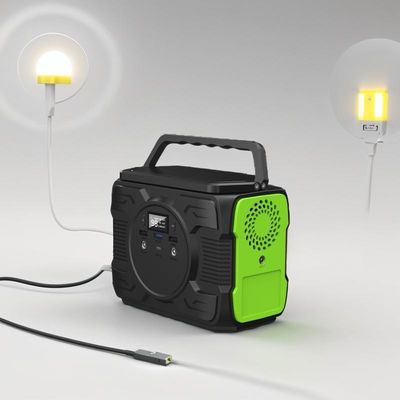 173wh سلول خورشیدی قابل حمل سفر کمپینگ ایستگاه شارژ 200W قدرت برای اروپا کشور