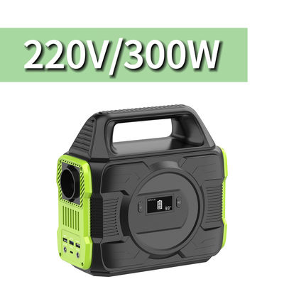 بانک قدرت خالص Sine Wave 500W برای ذخیره سازی انرژی قابل شارژ در فضای باز در 300W