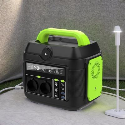 110 ولت 220 ولت LiFePO4 باتری DC AC رابط های متعدد ایستگاه انرژی خورشیدی قابل حمل ایده آل برای خانه
