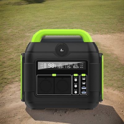 MPPT 110V/220V 600W باتری لیتیوم در فضای باز نیروگاه خورشیدی قابل حمل برای کمپینگ