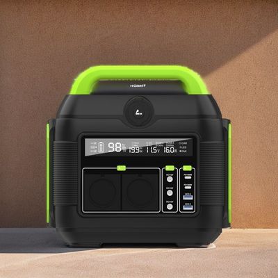 MPPT 110V/220V 600W باتری لیتیوم در فضای باز نیروگاه خورشیدی قابل حمل برای کمپینگ