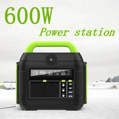 ایستگاه برق قابل حمل 600W 300W باتری لیتیوم ترنری سیستم انرژی ژنراتور خورشیدی