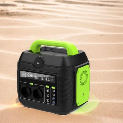 سفارشی سازی 600W مینی قابل حمل ایستگاه ذخیره انرژی خورشیدی با صفحه نمایش LCD