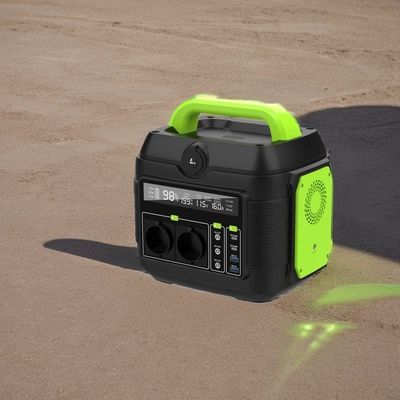 سفارشی سازی 600W مینی قابل حمل ایستگاه ذخیره انرژی خورشیدی با صفحه نمایش LCD