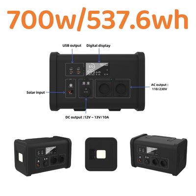18V/6A حداکثر ورودی خورشیدی 700W ژنراتور خورشیدی خارج از شبکه برای نیروگاه خورشیدی قابل حمل