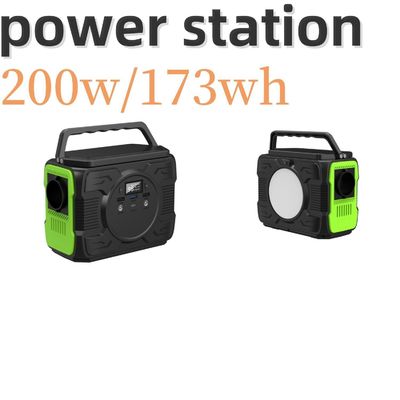 استفاده آسان 200W ایستگاه برق قابل حمل با شارژ خورشیدی و باتری لیتیوم یون