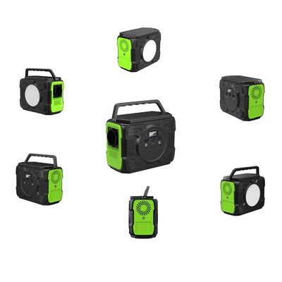 استفاده آسان 200W ایستگاه برق قابل حمل با شارژ خورشیدی و باتری لیتیوم یون