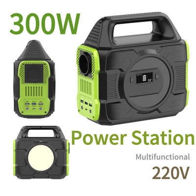 300W انرژی اضطراری کمپینگ باتری لیتیوم ایستگاه برق قابل حمل با ما سوکت AC