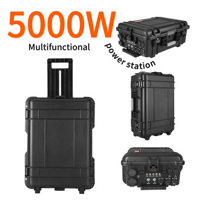 LiFePO4 DC به AC قدرت 2000W ژنراتور خورشیدی برای کمپینگ 4800wh ظرفیت اسمی