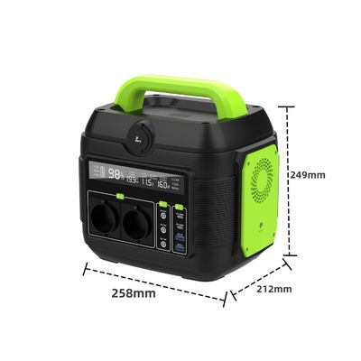 600W 110/220V-50Hz/60Hz ایستگاه برق قابل حمل ژنراتور خورشیدی برای توزیع مستقیم