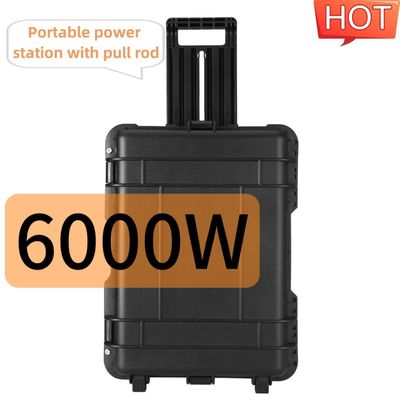 ژنراتور خورشیدی قابل حمل بیرونی چند منظوره 6000W با جریان خروجی AC 15A Max