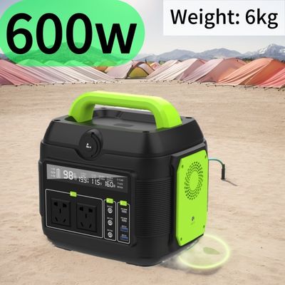 576wh ایستگاه برق قابل حمل 600W 300W 200W ژنراتور پشتیبان خورشیدی
